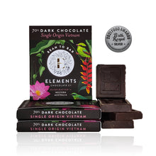 Load image into Gallery viewer, Australian made 70% Dark Chocolate. 40gram size
