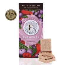 Load image into Gallery viewer, Australian Chocolate Bar with White Chocolate and Davidson Plum. 80 gram size
